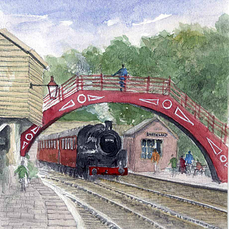 Goathland Station - Yorkshire Landscapes: Square Prints