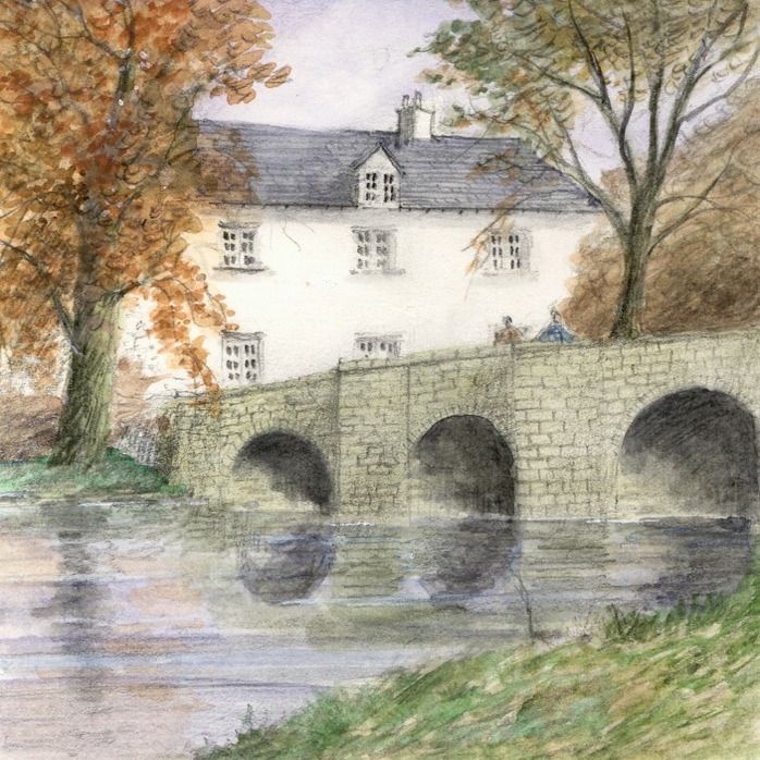 Swan Newby Bridge - Lake District Landscapes: Square Prints