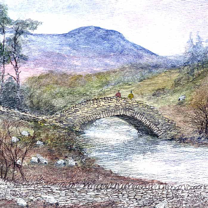 Watendlath - Lake District Landscapes: Square Prints