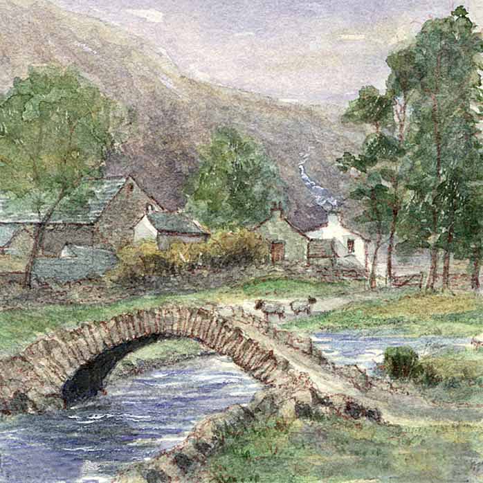 Wasdale - Lake District Landscapes: Square Prints