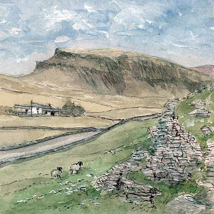 Penyghent - Yorkshire Landscapes: Square Prints