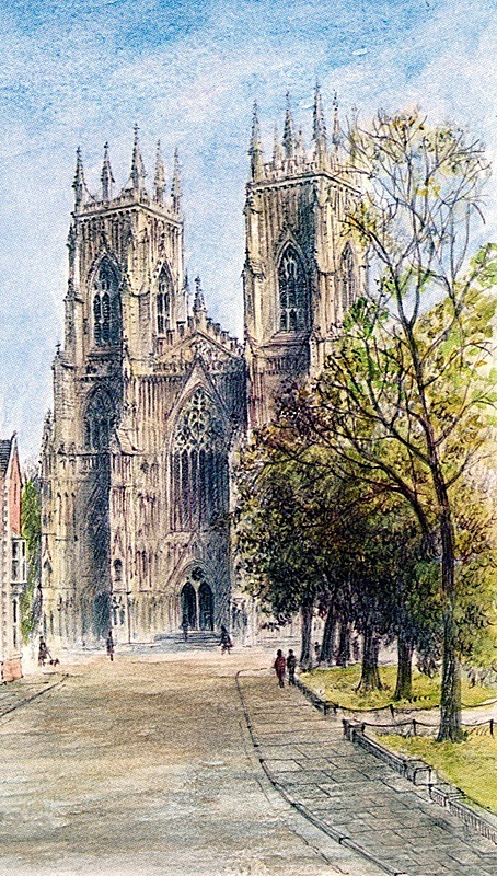 York Westfront - Yorkshire Landscapes: Uprights Prints