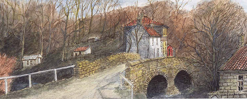 Beckhole near Goathland - Yorkshire Landscapes: Rectangle Prints
