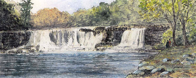 Aysgath Falls - Yorkshire Landscapes: Rectangle Prints