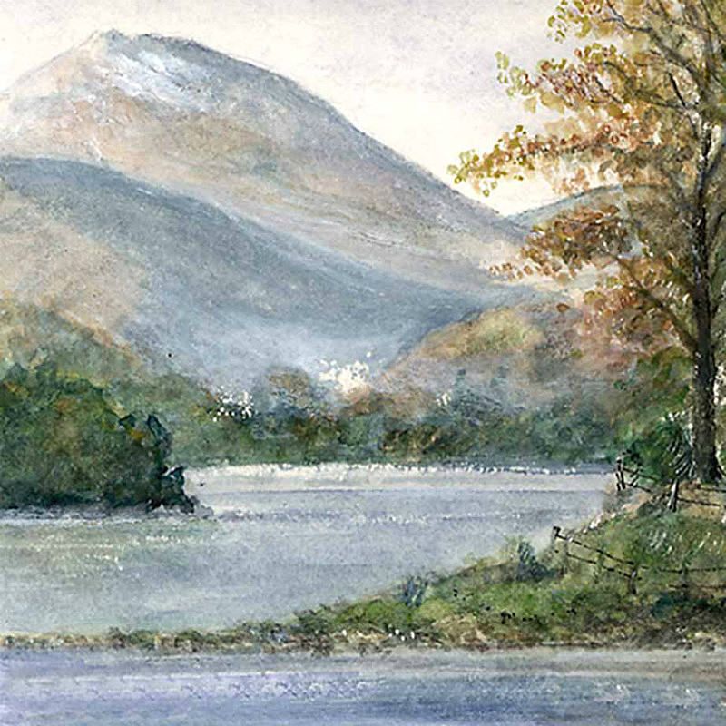 Derwentwater - Lake District Landscapes: Square Prints