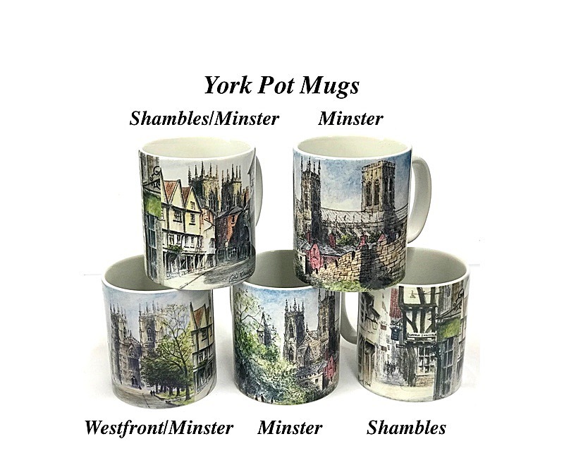 York Pot Mugs - Mug Clearance Sale
