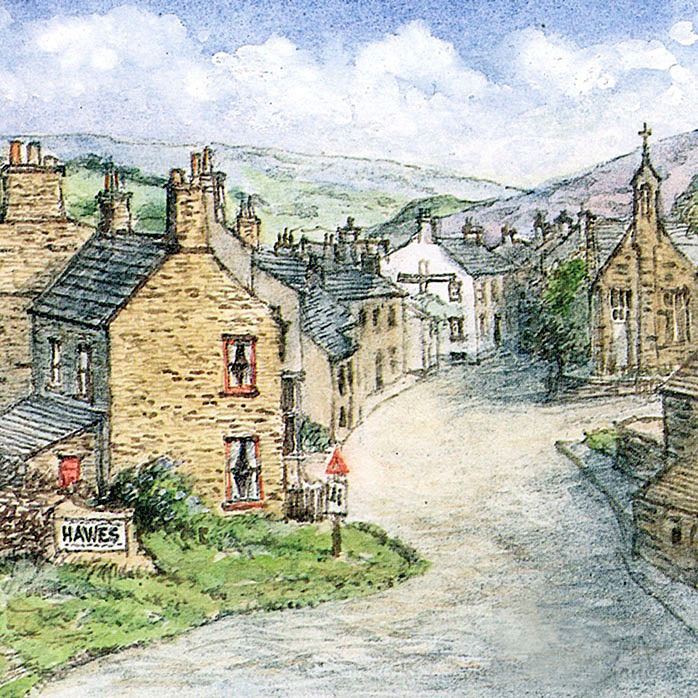 Hawes - Yorkshire Landscapes: Square Prints