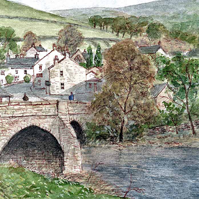 Kettlewell - Yorkshire Landscapes: Square Prints
