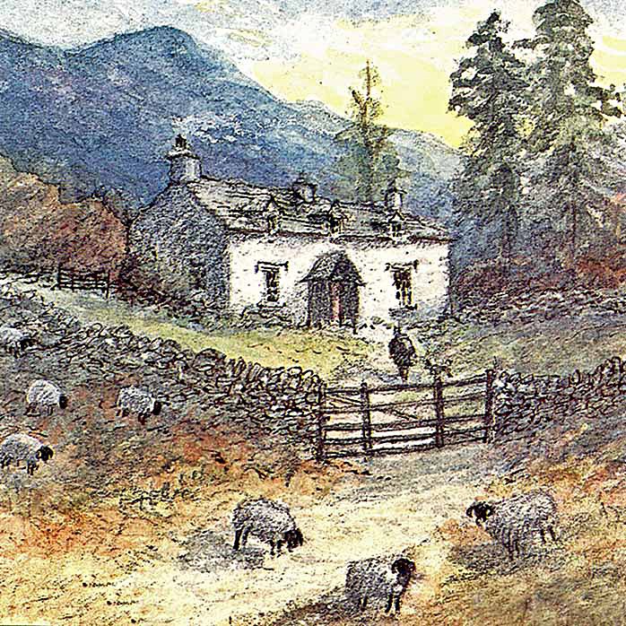 Hill Farm - General Landscape: Square Prints