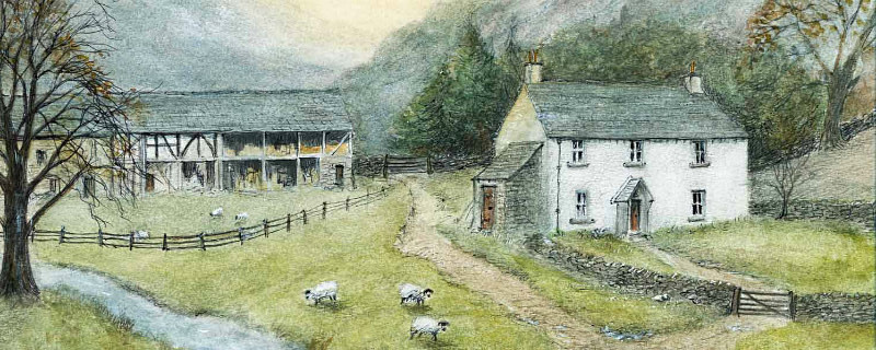 Yew Tree Farm - Lake District Landscapes: Rectangle Prints