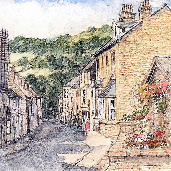 Pateley Bridge - Yorkshire Landscapes: Square Prints