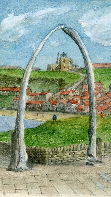 Whitby Whale Bones  - Yorkshire Landscapes: Uprights Prints