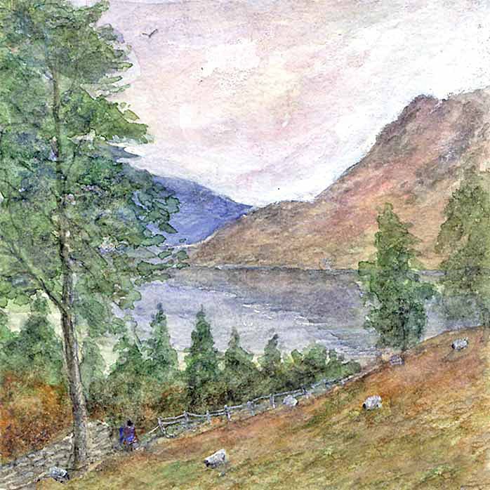 Ullswater - Lake District Landscapes: Square Prints