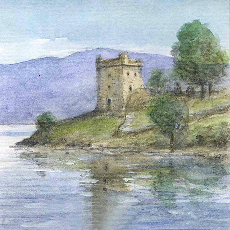 Castle Urquhart, Loch Ness - Scotland Landscapes: Square Prints