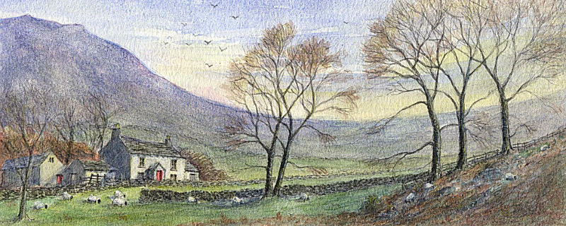 Under The Hill - General Landscapes: Rectangle Prints