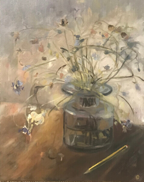 Dried cornflowers - 2020