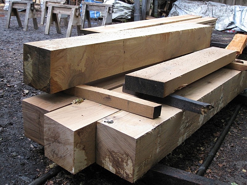 Oak beams   - Beams and posts