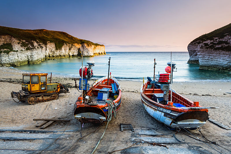 North Landing Boats - Flamborough Head