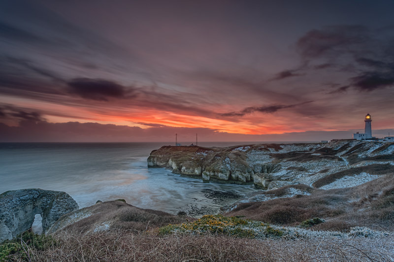 First Snow - Flamborough Head