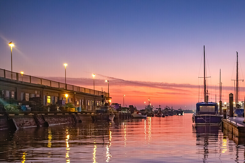 Bridlington Harbour Dawn 09/11/25 - Bridlington
