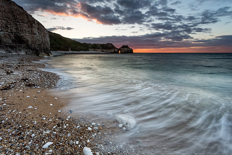 Thornwick Bay dusk - Flamborough Head