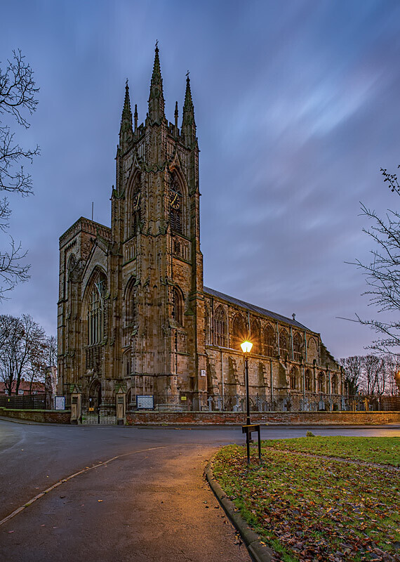 Dawn light at the Priory - Bridlington