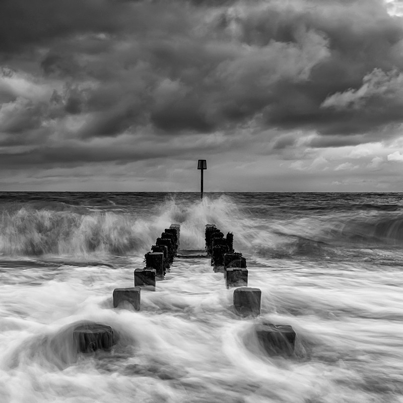 Stormy Sky mono - Bridlington