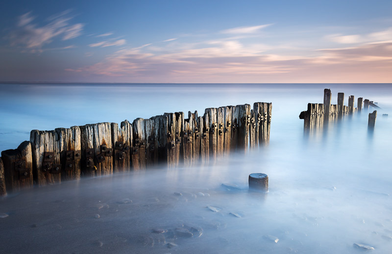 Groyns in the Mist - Hornsea