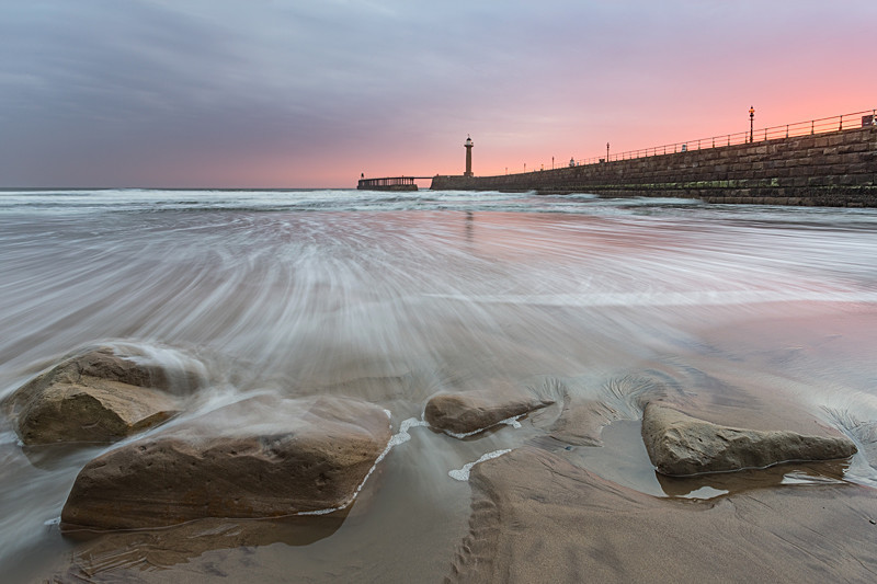 West Pier Dawn - North Yorkshire