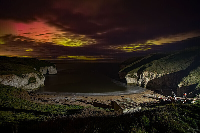 North Landing Aurora - Flamborough Head