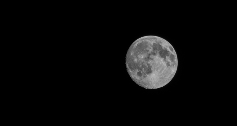 Moon - Black and White