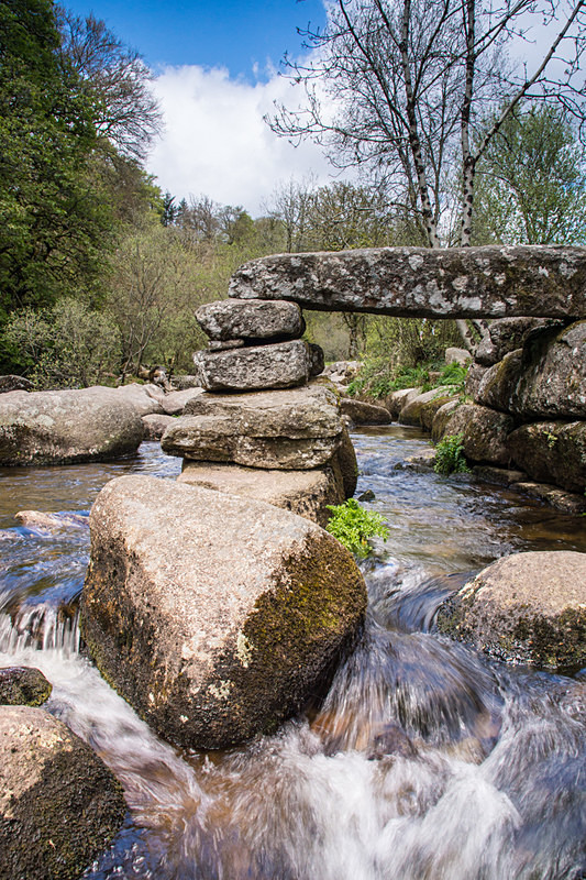 Bridge at Dartmeet - River