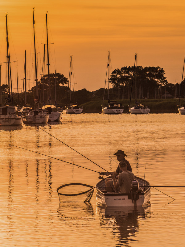 Sunset Christchurch Harbour - Sunrise and Sunset