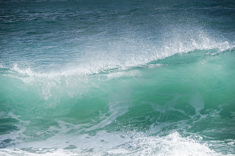 Wave at Porthcurno - Devon and Cornwall