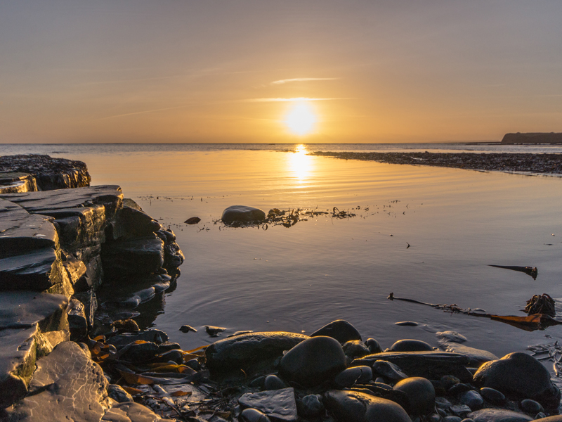 Kimmeridge Sunset - Sunrise and Sunset