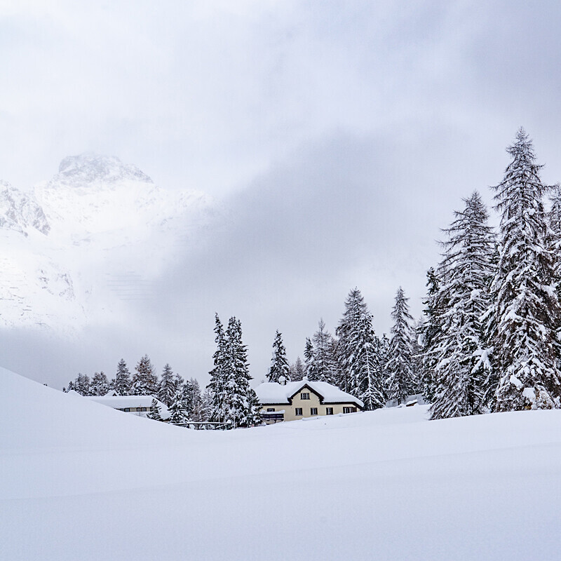 St Moritz Lakeside - Bernina Express