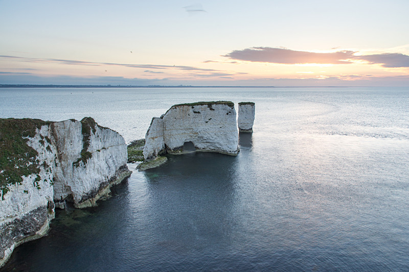 Old Harry Rocks - Sunrise and Sunset
