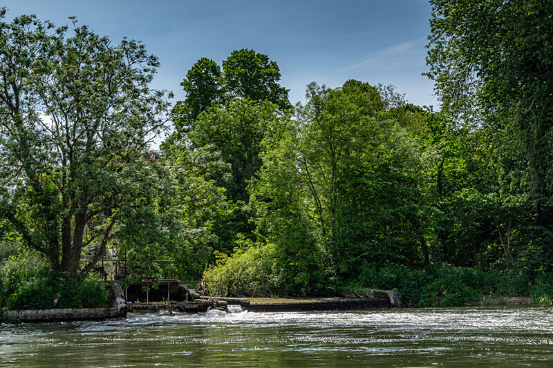 The Weir at Ibsley - River