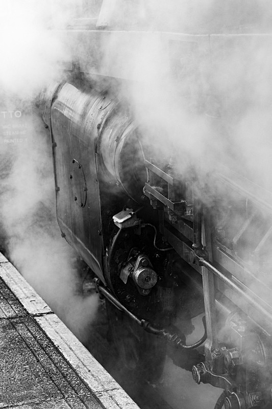 Steam and steel 2 - Black and White