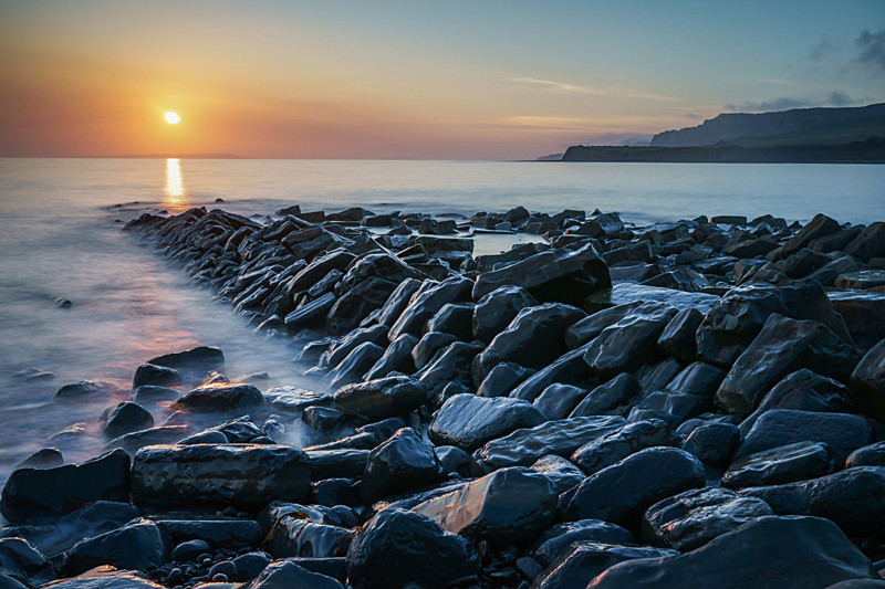 Kimmeridge Sunset - Sunrise and Sunset