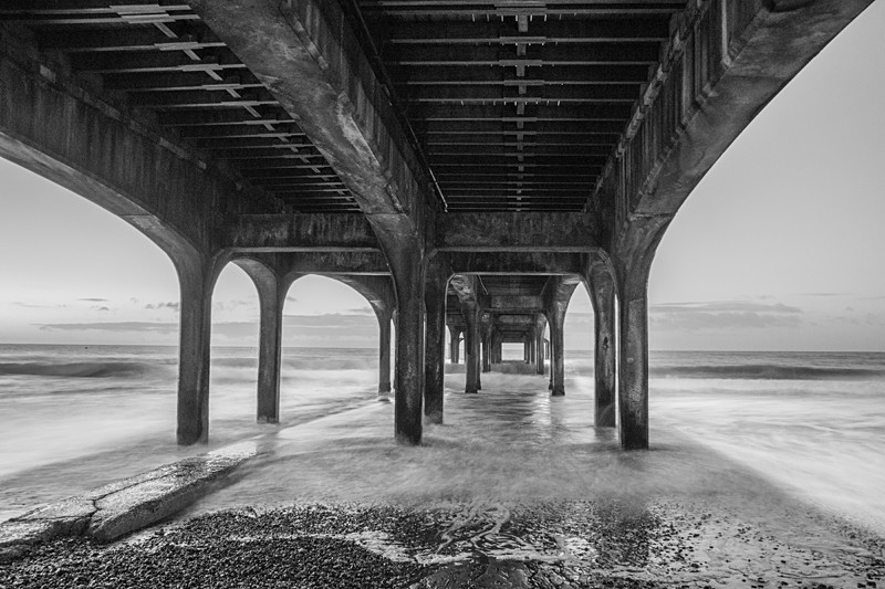 Under the Pier Mono - Coastal
