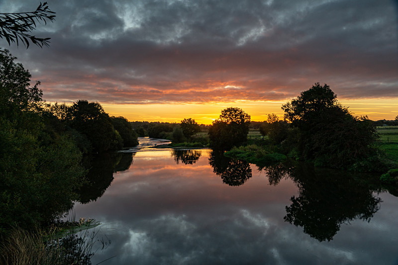 Dawn on the River Stour - Sunrise and Sunset