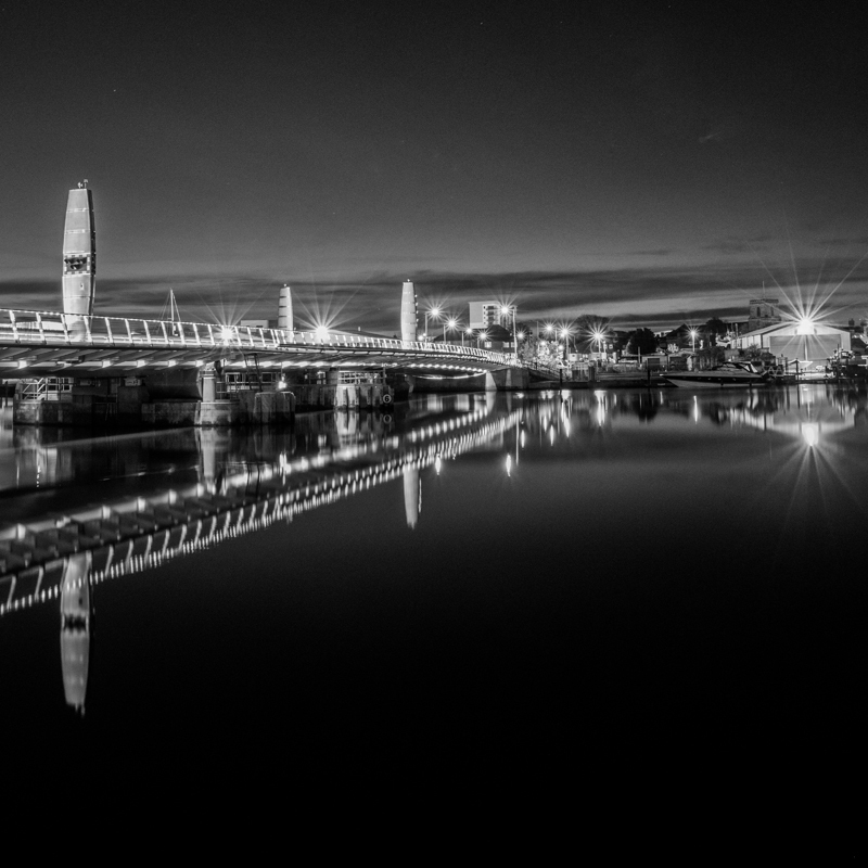 Twin Sails - Black and White