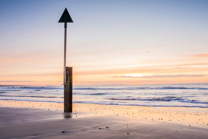 Sandbanks - Sunrise and Sunset