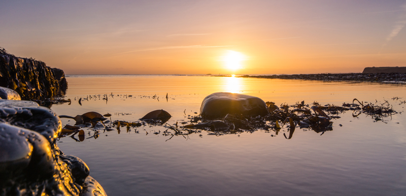 Kimmeridge Glow - Sunrise and Sunset