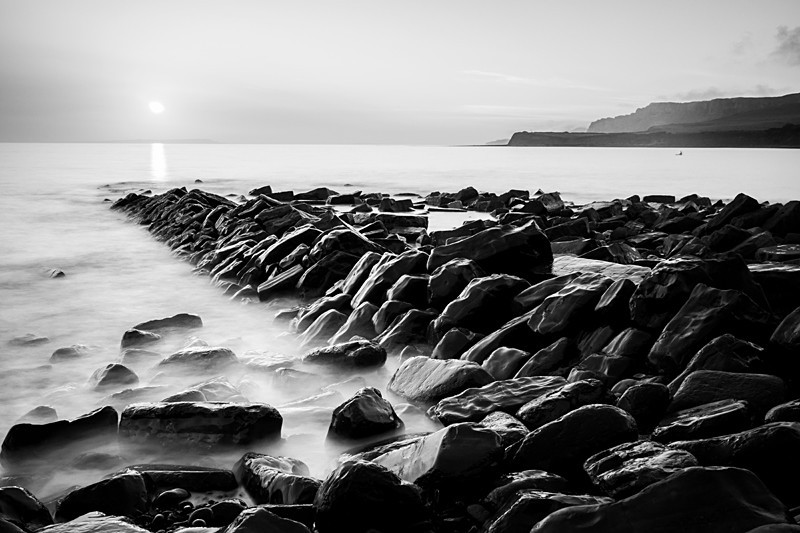 The Pier Kimmeridge - Black and White
