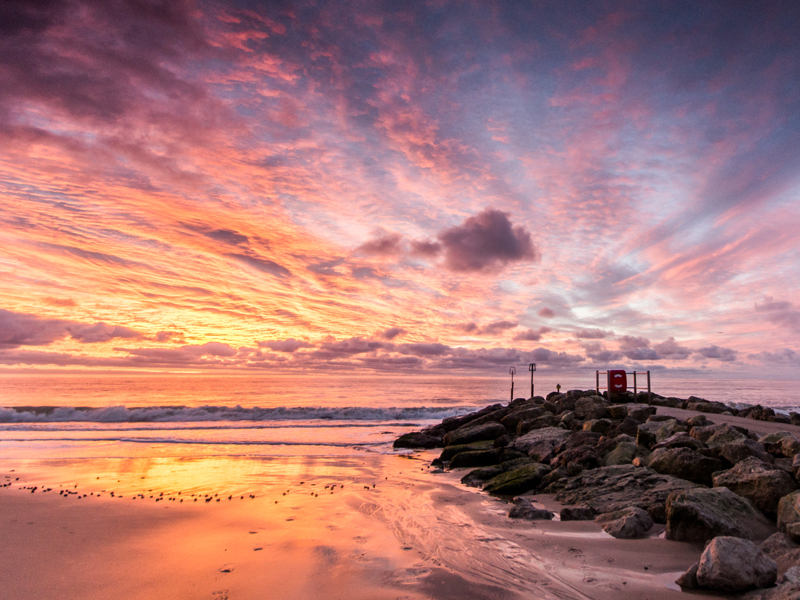 Branksome Chine - Sunrise and Sunset