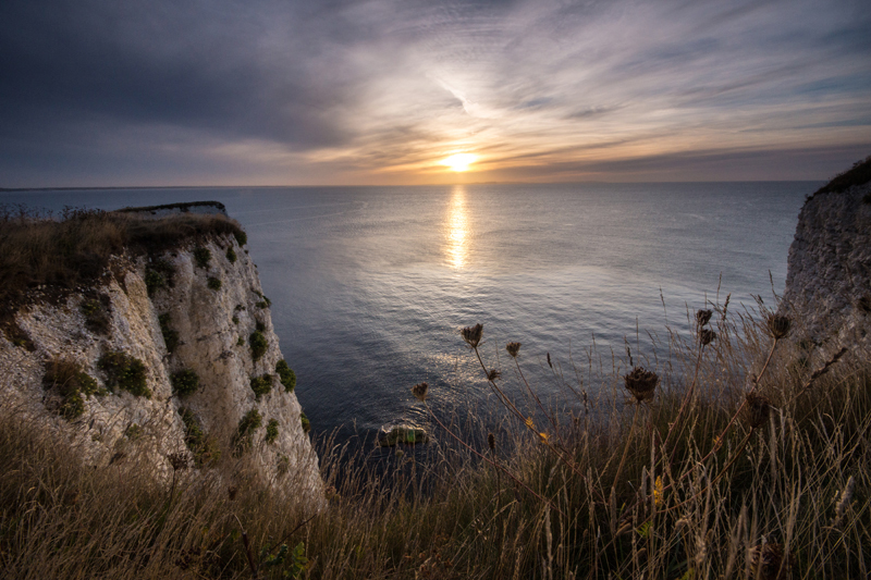 It dawns on Old Harry - Sunrise and Sunset
