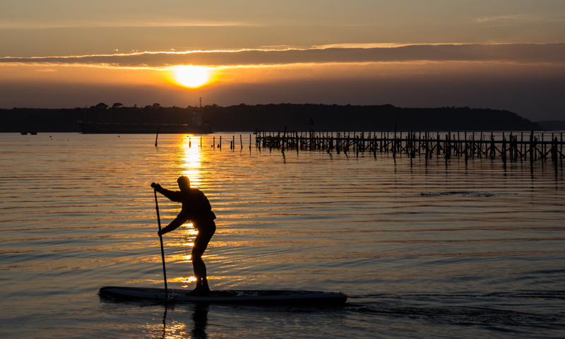 Poole Harbour - Sunrise and Sunset
