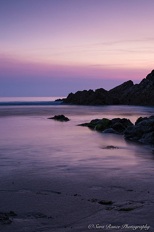 Beautiful colours at Bude Sumerleaze North Cornwall UK